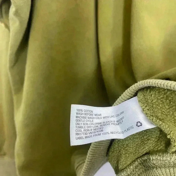 Wild Fable Vintage Tie Dye Green Pullover SweatShirt - Picture 6 of 7